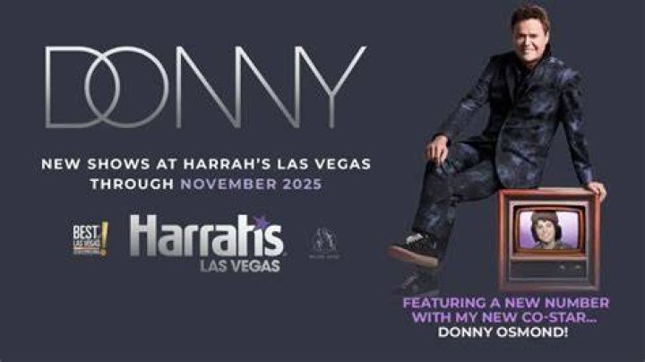 Donny Osmond Announces 2023 Las Vegas Residency Dates at Harrah’s Las Vegas