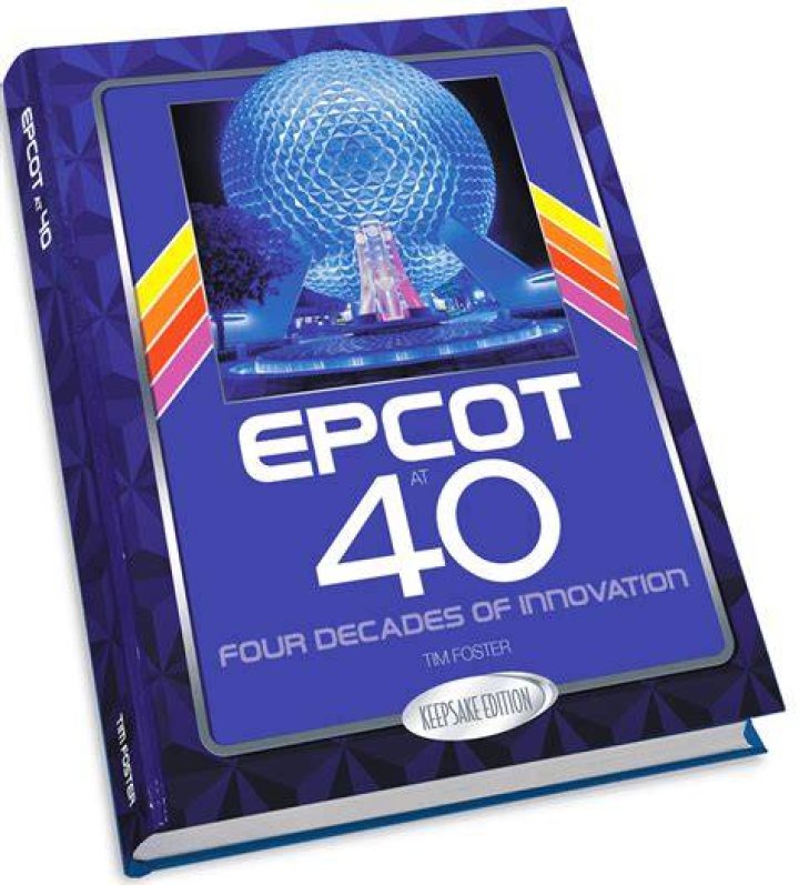 Epcot 40 Year Anniversary Book, Magazine, and Pin Special