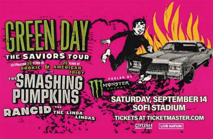 Green Day Announces 2024 Stadium Run; The Saviors Tour With The Linda Lindas, The Smashing Pumpkins & More
