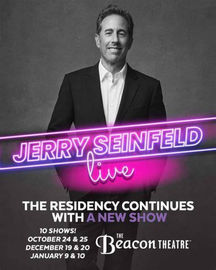 Jerry Seinfeld Returns To The Beacon For New Residency Shows This Winter