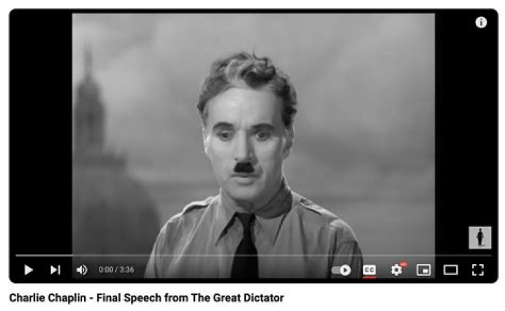 What Were Charlie Chaplin's Last Words?